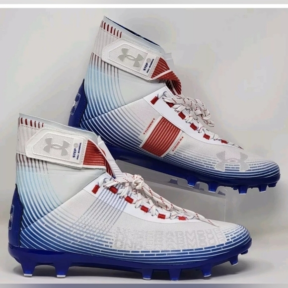 Under Armour Men's Highlight MC TX LE Football Cleats 3025854 100 Size Multi - Picture 1 of 10